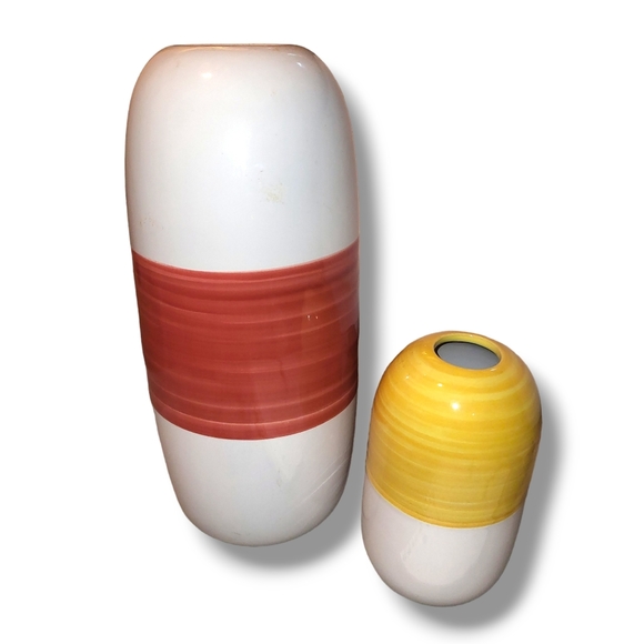 Pair of IKEA stoneware vases